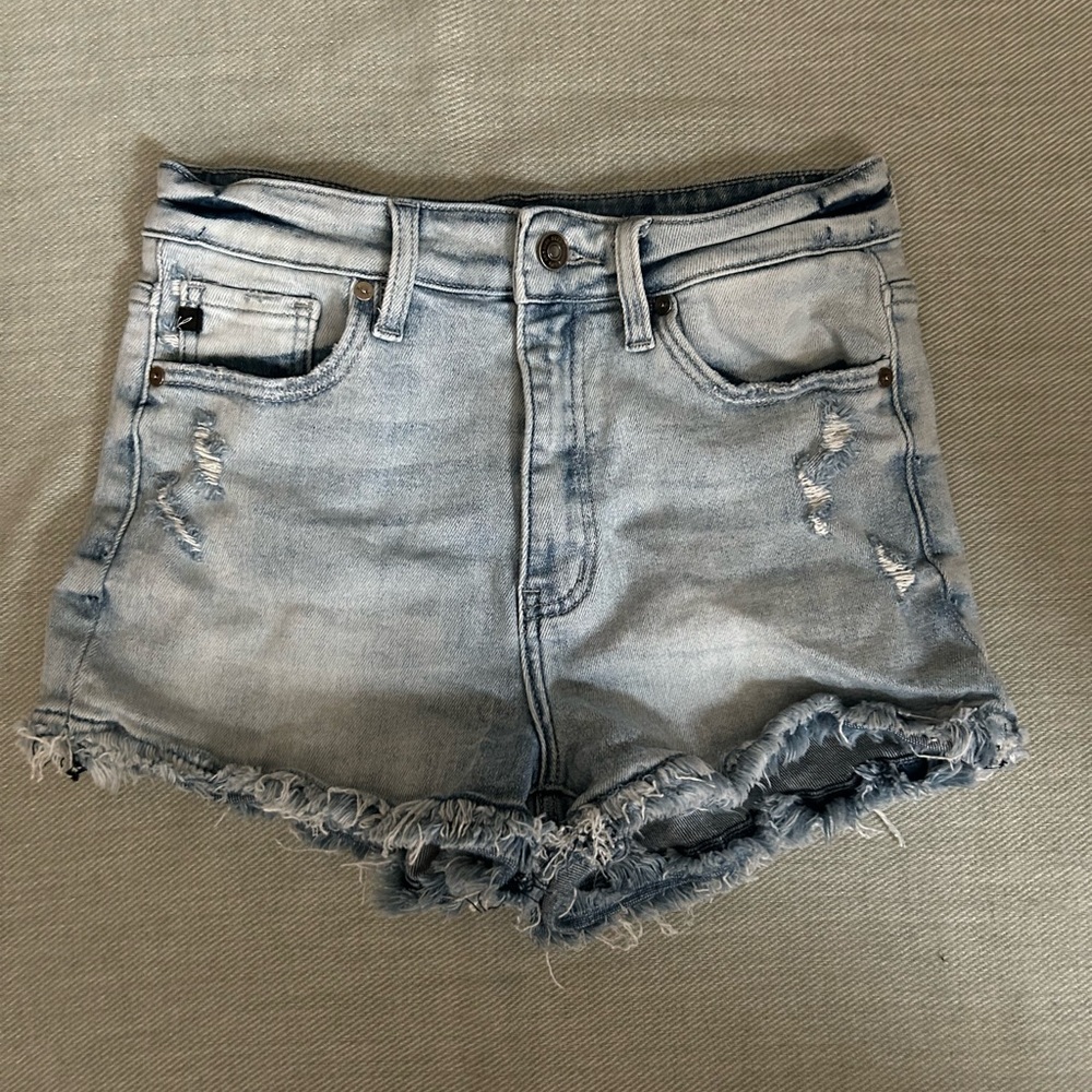 Kancan Distressed Jean Shorts Size Large
